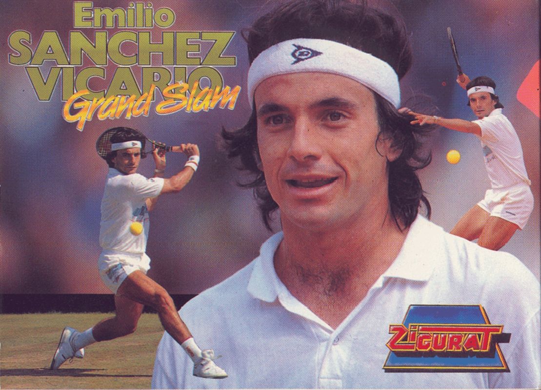 Emilio Sanchez Vicario Grand Slam box art for MSX